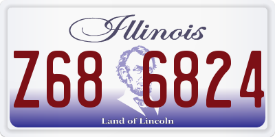 IL license plate Z686824