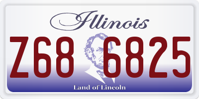 IL license plate Z686825