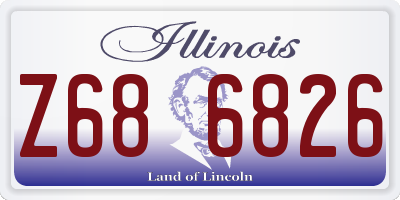 IL license plate Z686826