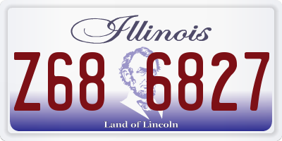 IL license plate Z686827