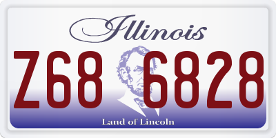 IL license plate Z686828