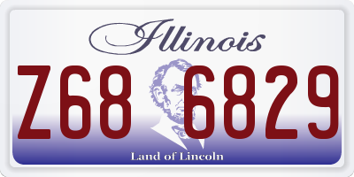 IL license plate Z686829