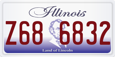 IL license plate Z686832