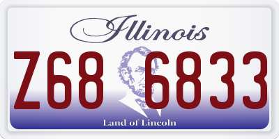 IL license plate Z686833