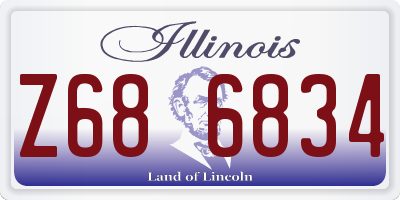 IL license plate Z686834