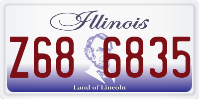 IL license plate Z686835