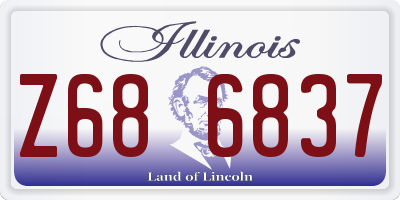 IL license plate Z686837