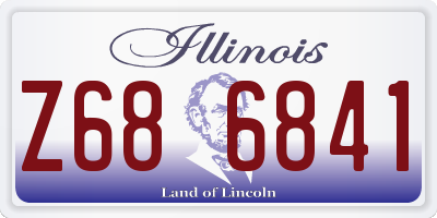 IL license plate Z686841