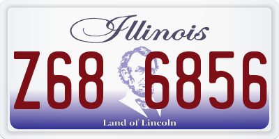 IL license plate Z686856
