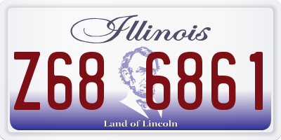IL license plate Z686861