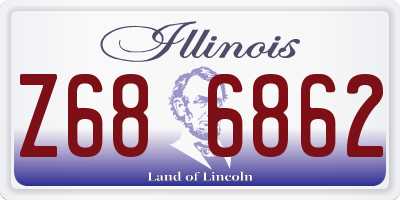 IL license plate Z686862