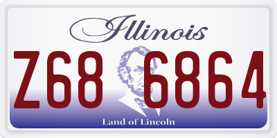 IL license plate Z686864