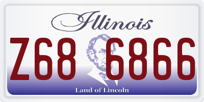IL license plate Z686866