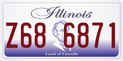 IL license plate Z686871