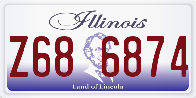 IL license plate Z686874