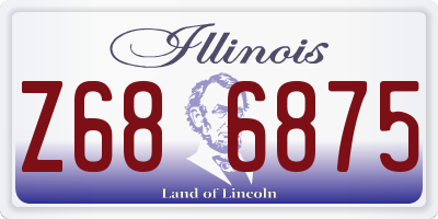 IL license plate Z686875