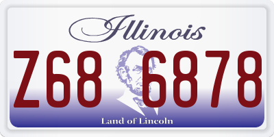 IL license plate Z686878