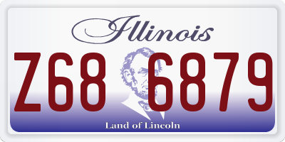 IL license plate Z686879