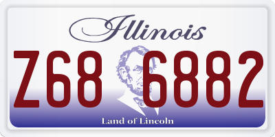 IL license plate Z686882