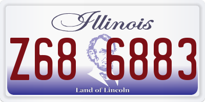 IL license plate Z686883