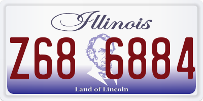 IL license plate Z686884