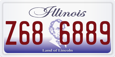 IL license plate Z686889