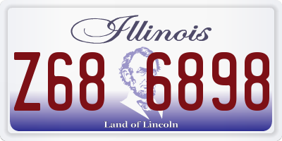 IL license plate Z686898