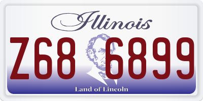 IL license plate Z686899
