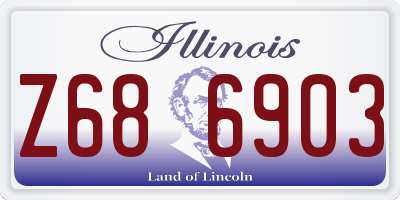 IL license plate Z686903