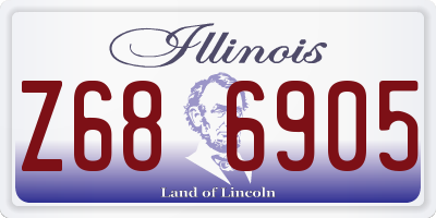 IL license plate Z686905