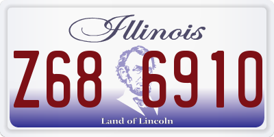 IL license plate Z686910
