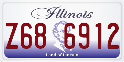 IL license plate Z686912