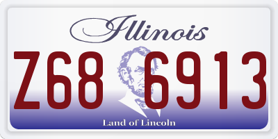 IL license plate Z686913