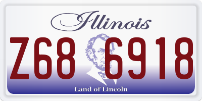 IL license plate Z686918