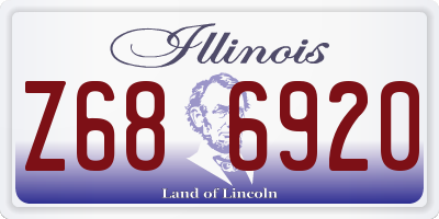 IL license plate Z686920