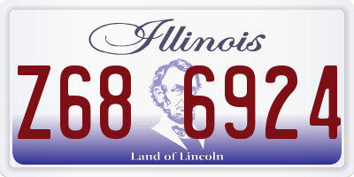 IL license plate Z686924