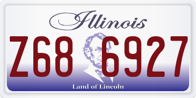 IL license plate Z686927