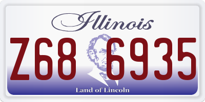 IL license plate Z686935
