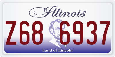 IL license plate Z686937