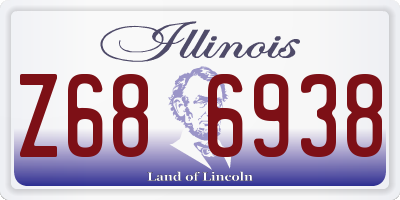 IL license plate Z686938