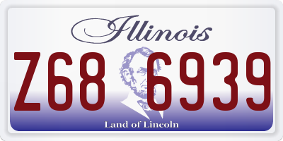 IL license plate Z686939