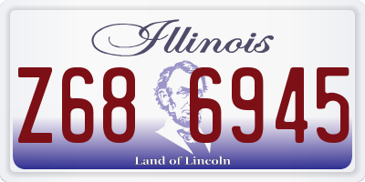 IL license plate Z686945