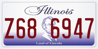 IL license plate Z686947