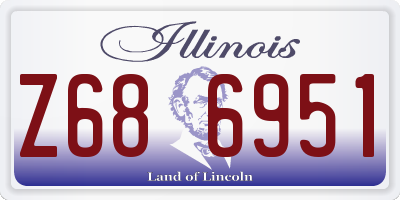 IL license plate Z686951