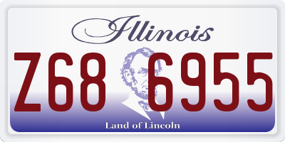 IL license plate Z686955