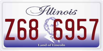 IL license plate Z686957