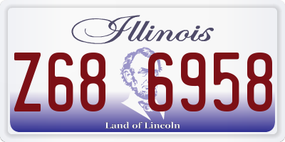 IL license plate Z686958
