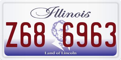 IL license plate Z686963