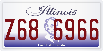 IL license plate Z686966