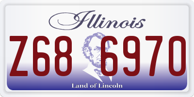 IL license plate Z686970